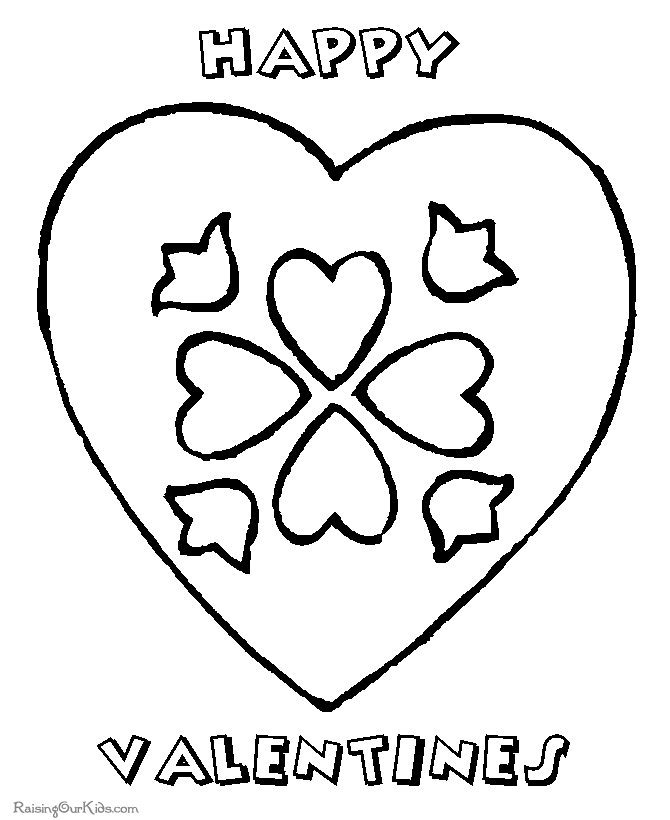 Valentine Day Coloring Page - 013