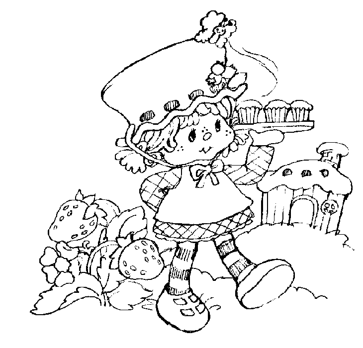 strawberry shortcake coloring pages for kids | coloring pages