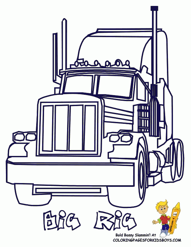 Truck Coloring Pages | Rsad Coloring Pages