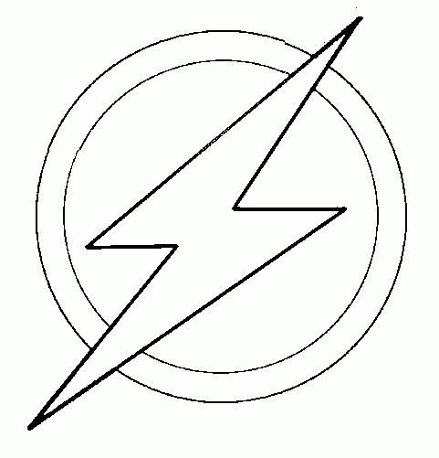 Flash Coloring Page