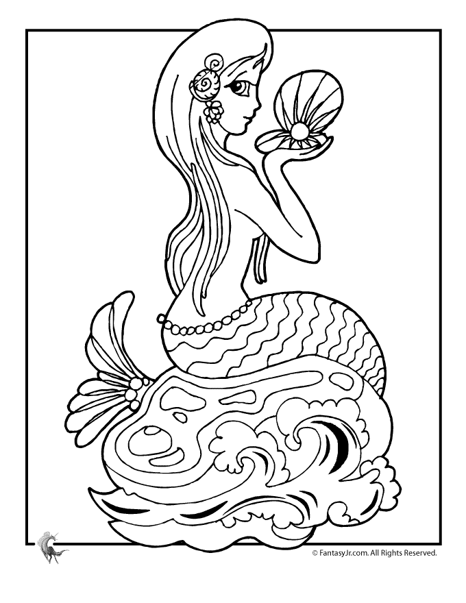 Cartoons Coloring Pages: Barbie In a Mermaid Tale Coloring Pages