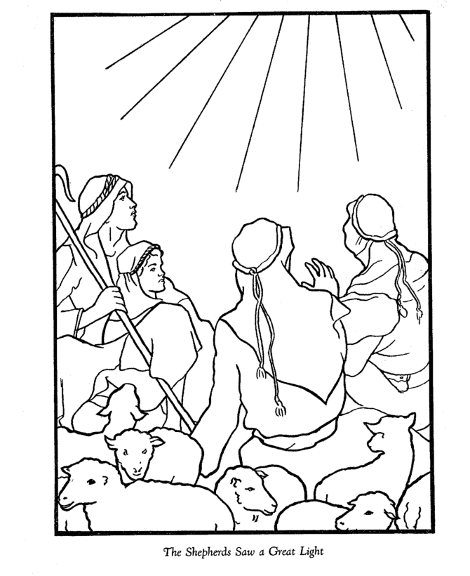 This Christmas Story Coloring Page Shows The Three Wise Men Riding 
