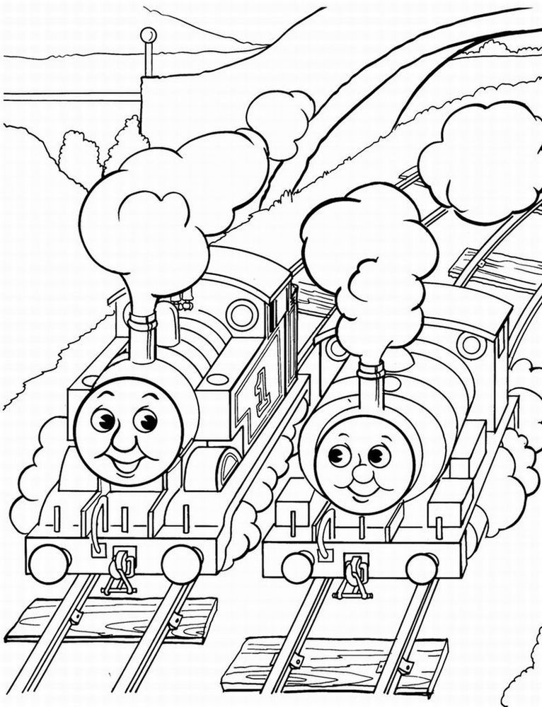 Thomas The Train Printable Coloring Pages | Thomas the Train 