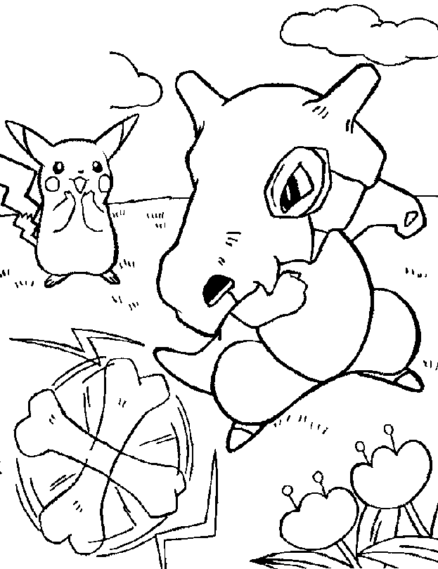 pokemon senrearHi 5 Colouring Pages