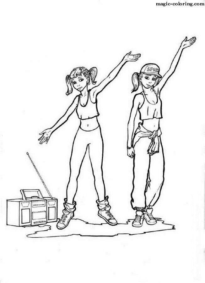 Dancing Flame Coloring Pages