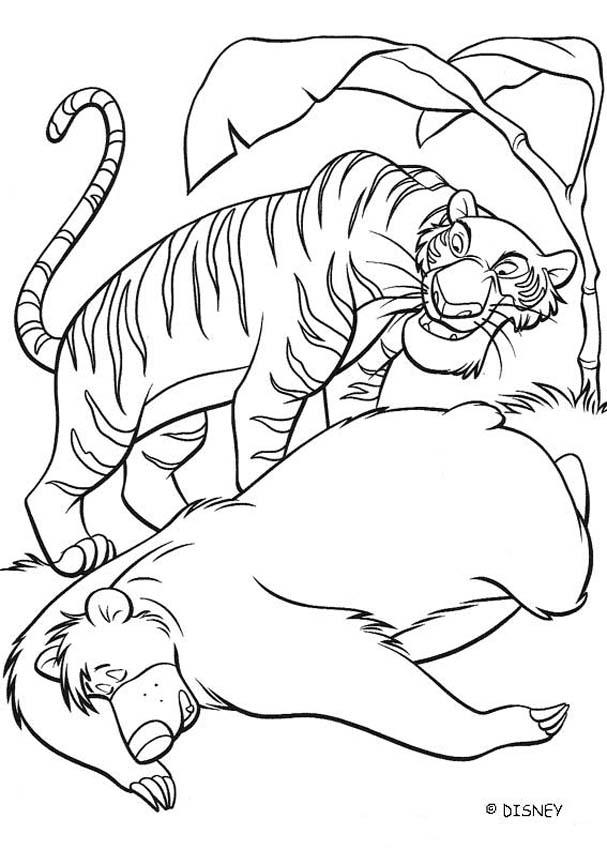 THE JUNGLE BOOK Original movie printables - SHERE KHAN the tiger