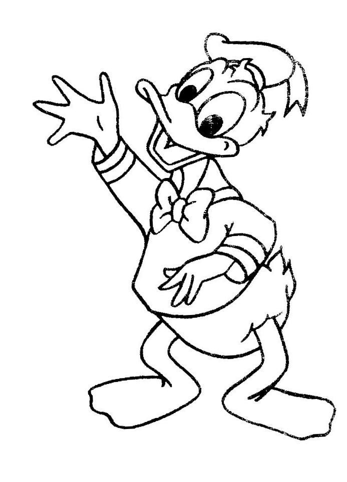 Disney Cuties Donald Duck Colouring Pages (page 3)