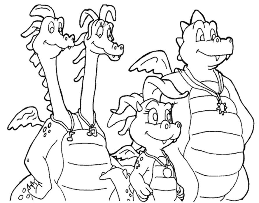 Dragon Tales Coloring Pages - Coloring For KidsColoring For Kids