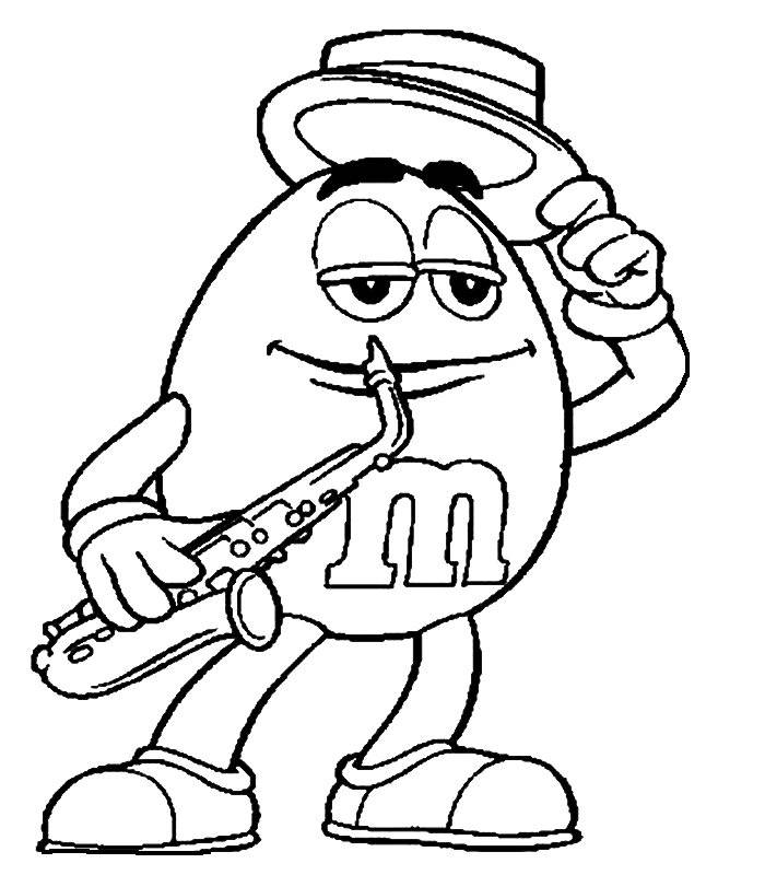 printable m&m coloring pages | Color On Pages: Coloring Pages for Kids