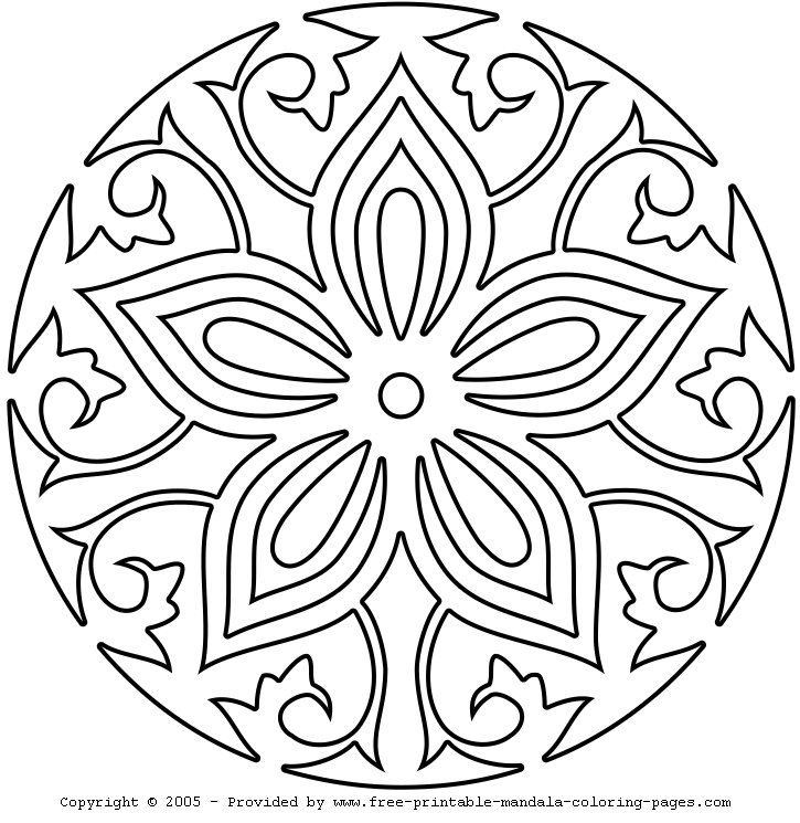 Mandalas Coloring Pages To Print 327 | Free Printable Coloring Pages