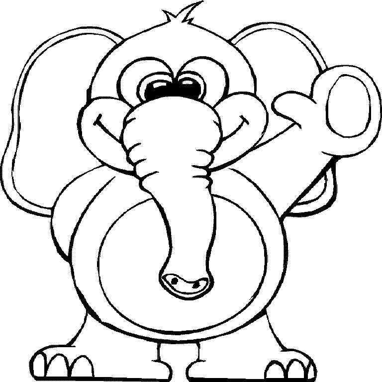 transmissionpress: Circus Elephant Coloring Pages