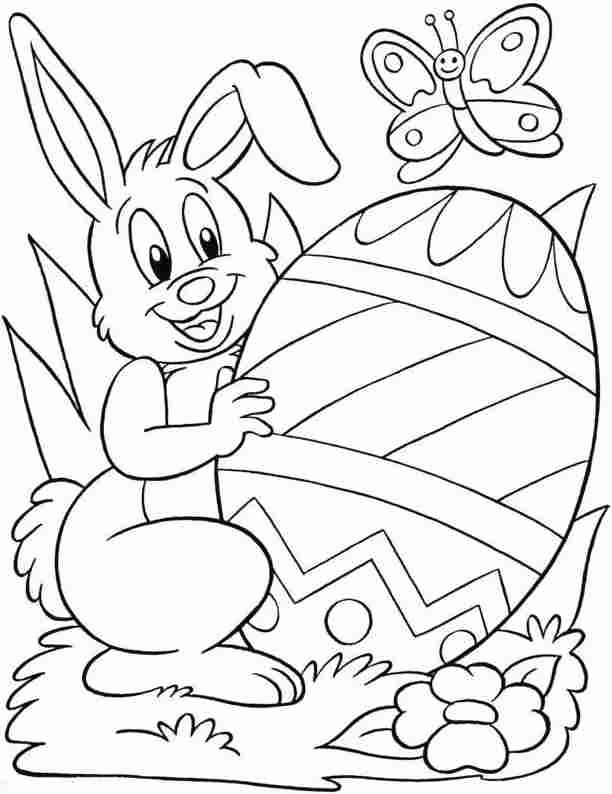 Coloring Sheets Easter Printable Free For Toddler - #15539.