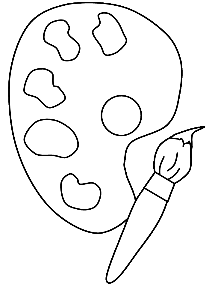 Paintbrush2 France Coloring Pages & Coloring Book