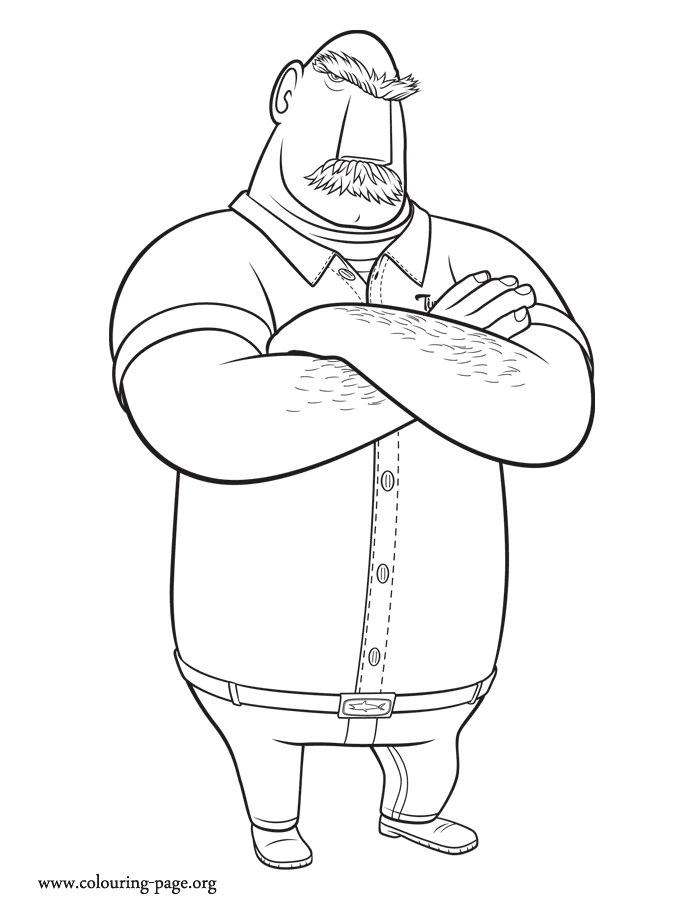 Chance of Meatballs - Earl Devereaux coloring page