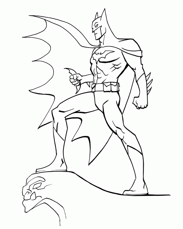 Batman and Tiger Coloring Pages to Print : New Coloring Pages