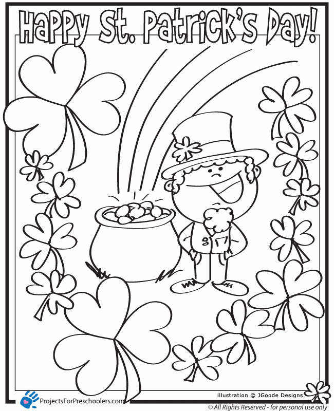 St Patricks Day Coloring Page | Coloring Pages