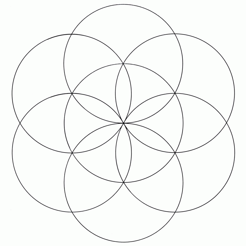 Simple scheme of trisection „B“ | Sacred geometry