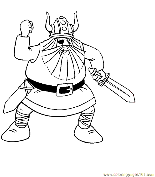 Coloring Pages Vicky The Viking001 (Cartoons > Others) - free 