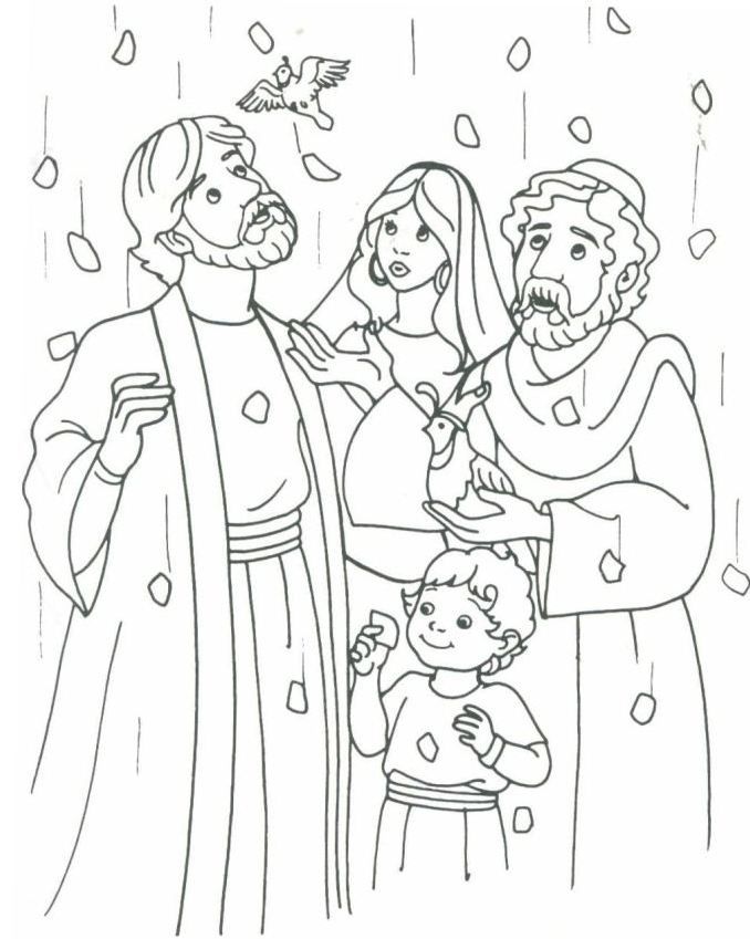 Plagues Bible Story Coloring Pages