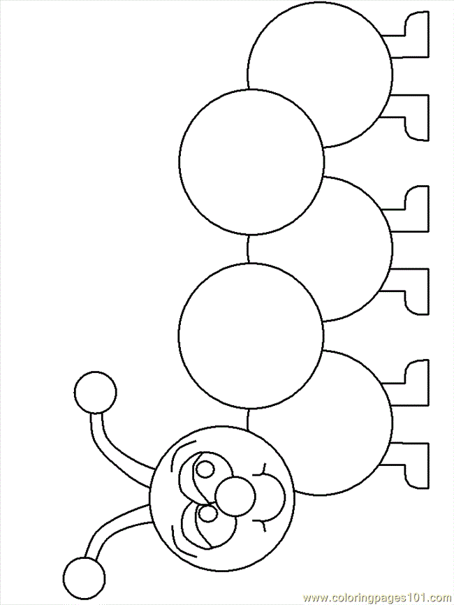Caterpillar Coloring Pages