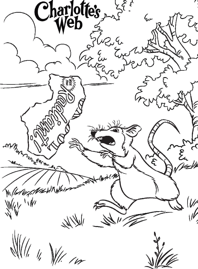 Charlotte S Web Coloring Pages - Free Printable Coloring Pages 