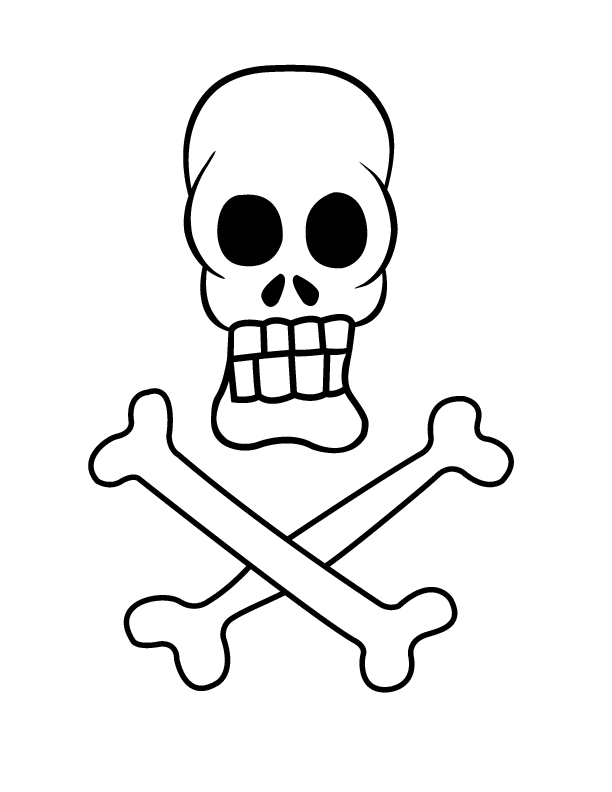 Skull Coloring Pages - Coloring Nation