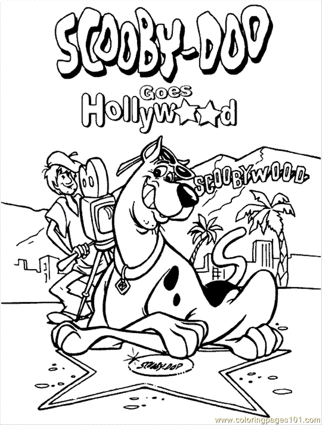 Free Coloring Pages Of Scooby Doo To Print