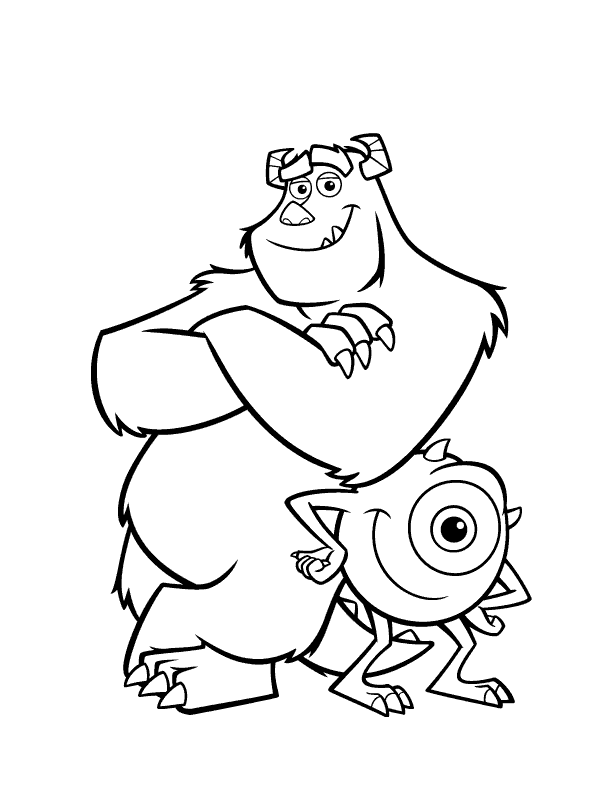 Monster-coloring-pages-4 | Free Coloring Page Site