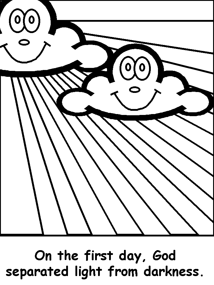 Creation Story Coloring Pages Day Worm Fun Easy Kids Crafts