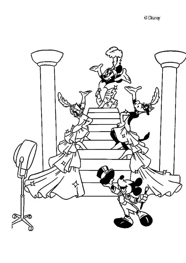 Mickey Mouse coloring pages - Minnie Mouse show