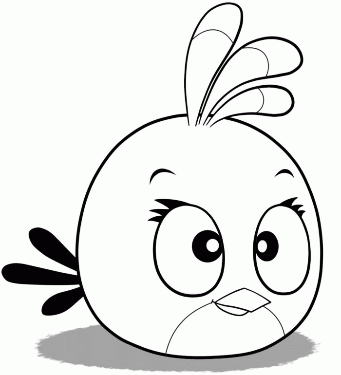 Angry Bird Coloring Pages Online