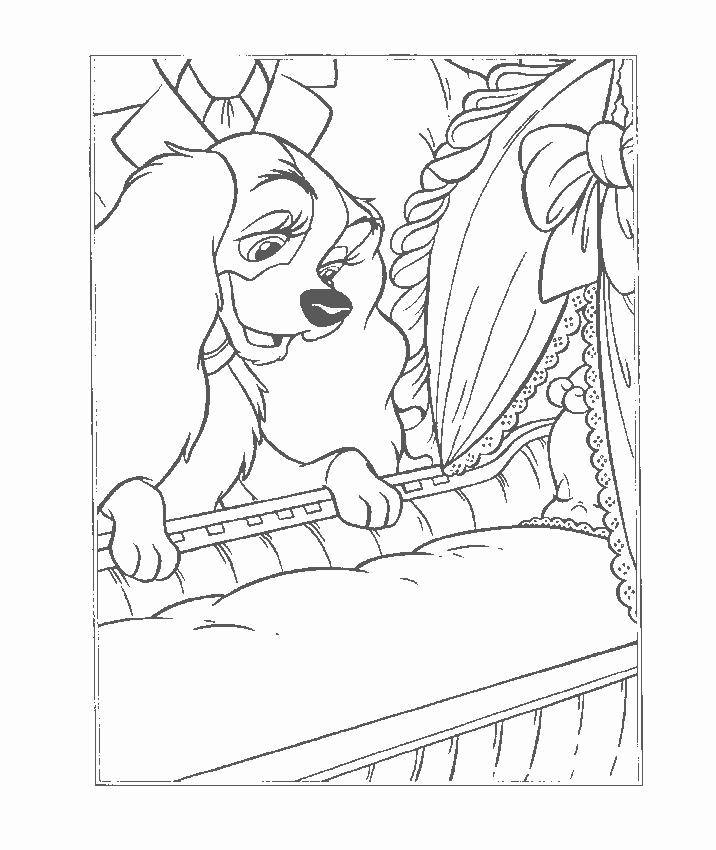 Coloring Page - Lady and the tramp coloring pages 23