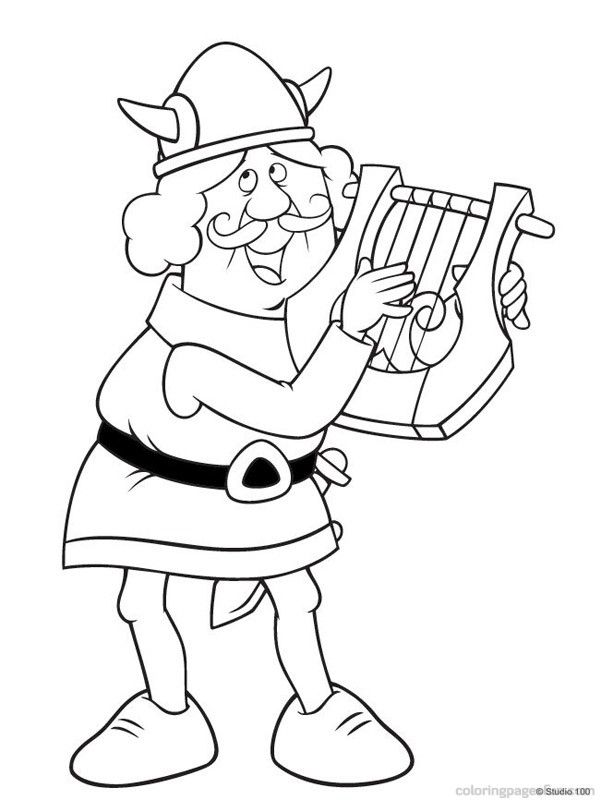 Wicky the Viking | Free Printable Coloring Pages 