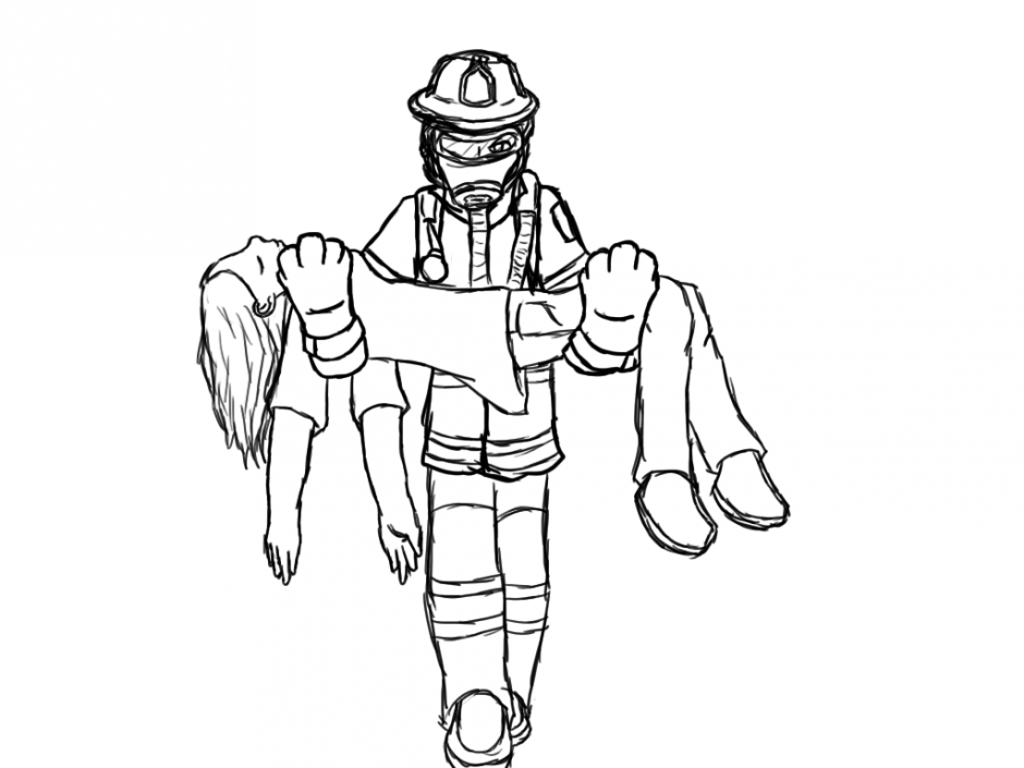 Fireman Coloring Pages For Kids Id 95750 Uncategorized Yoand 