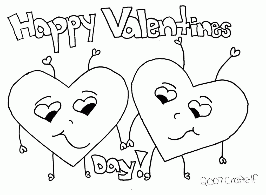 Printable Valentines Day Coloring Pages - Free Coloring Pages For 