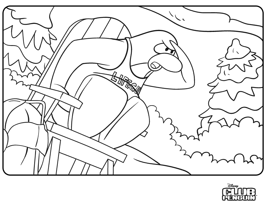 club penguin coloring pages : Printable Coloring Sheet ~ Anbu 
