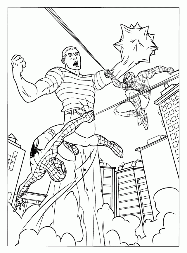 Spiderman Coloring Page Book Coloringz 154372 The Amazing Spider 