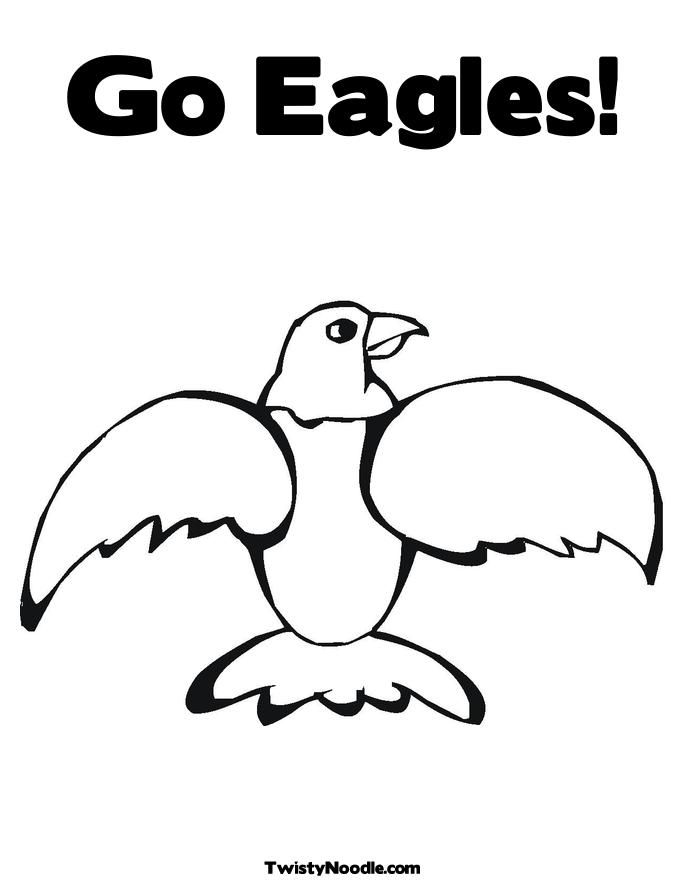 eagles logo Colouring Pages (page 2)