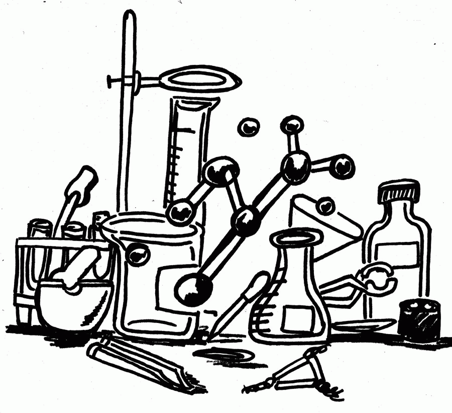 Chemistry Coloring Page by Taiya001