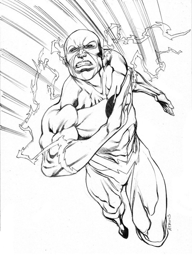The Flash Superhero coloring pages | Coloring Pages