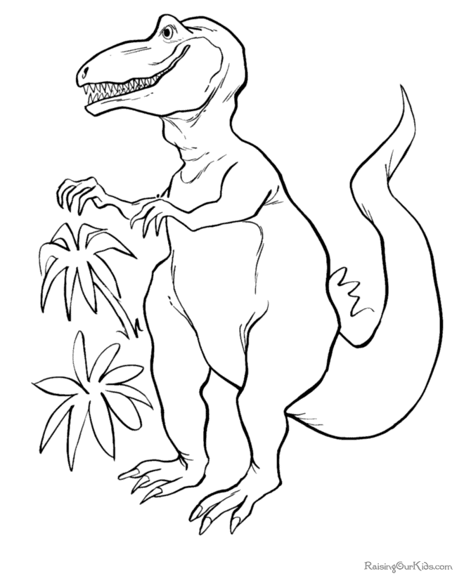 Dinosaurs Printable Coloring Pages : Coloring Book Area Best 