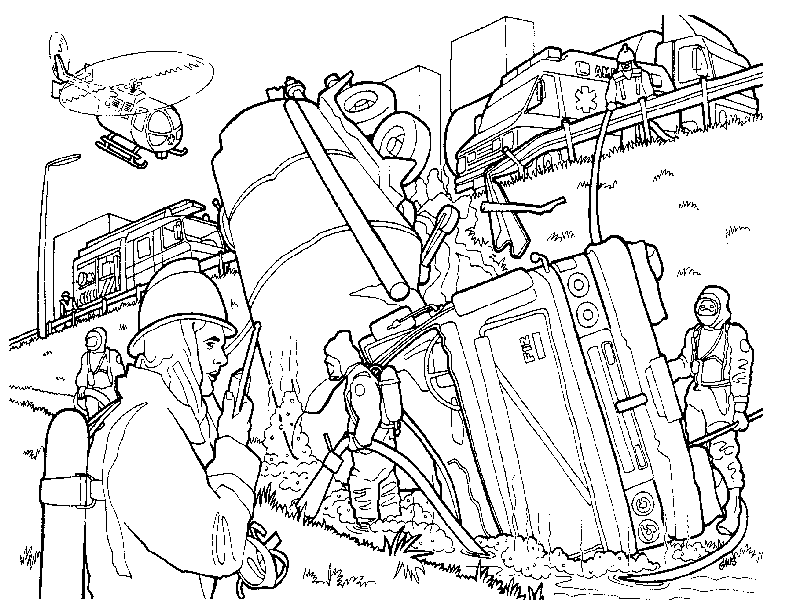 Coloring Page - Fireman coloring pages 27
