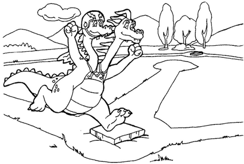 Coloring & Activity Pages: Dragonball Coloring Page