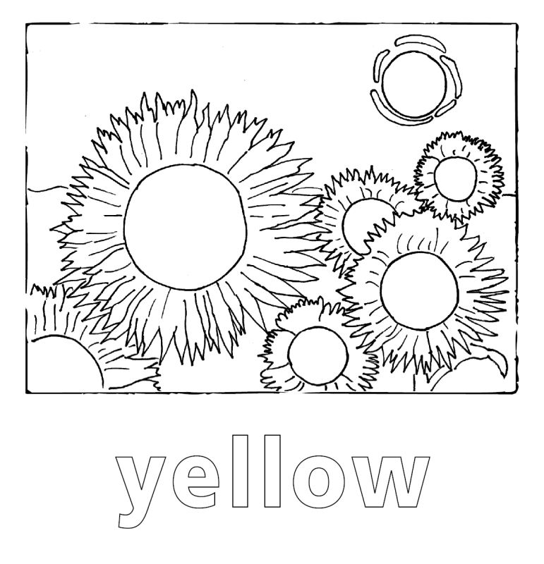 baby van gogh Colouring Pages