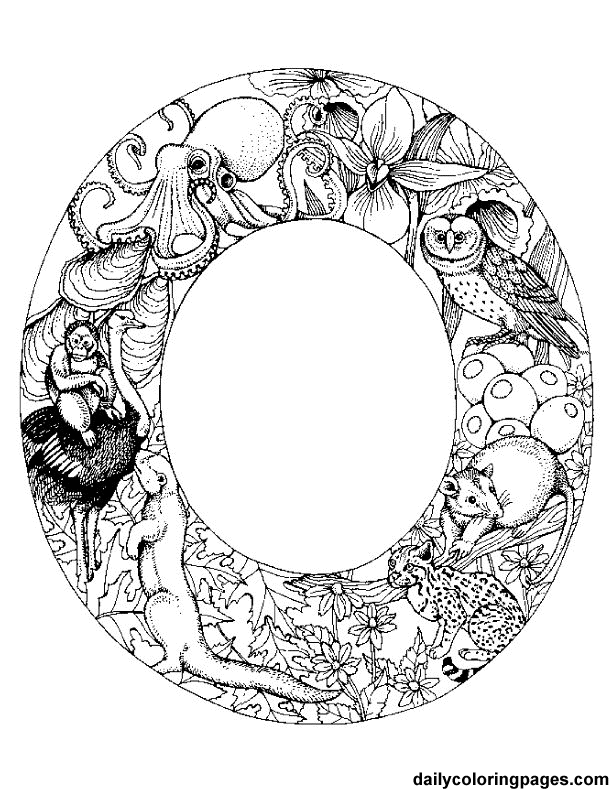 Animal Alphabet Letters to Print