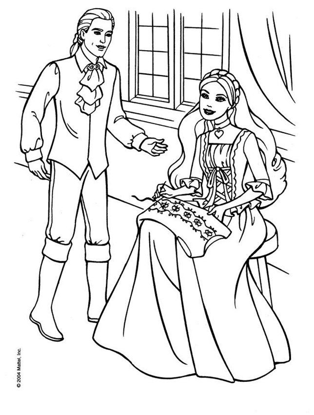 Barbie coloring pages - free best Barbie coloring to print!
