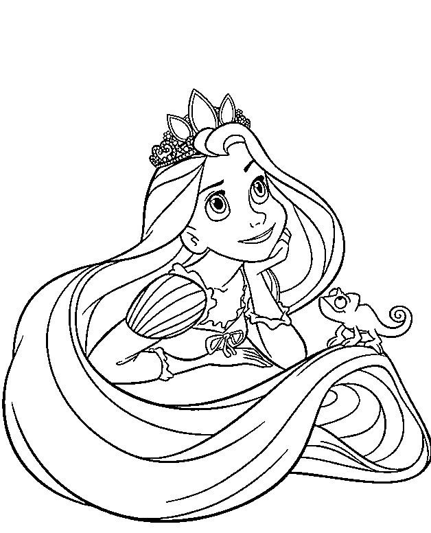 Rapunzel Coloring Pages | Free Coloring Online