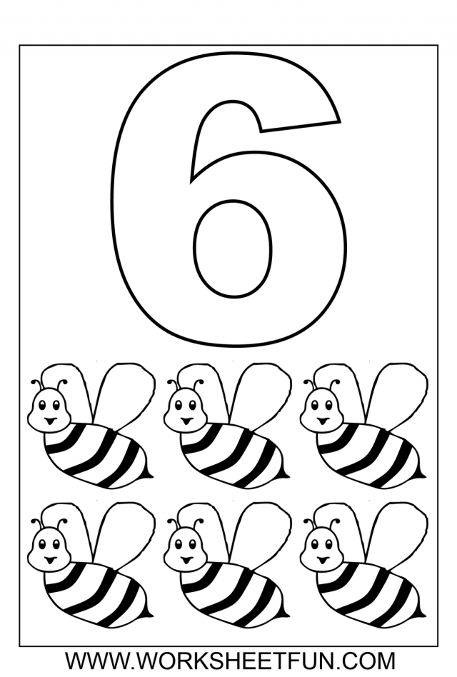 Printable Number Coloring Pages Color By The Number Coloring 