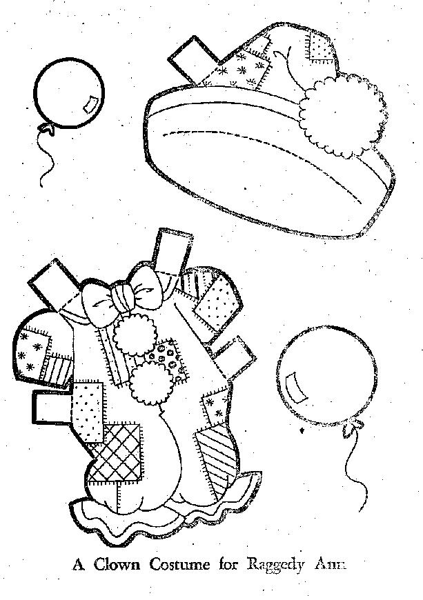 Raggedy Ann Paper Doll, Set 3: Janet's Country Home