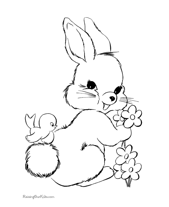 Easter Colouring Book | Free coloring pages
